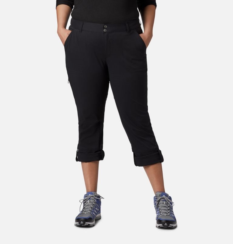 Pantaloni Columbia Saturday Trail Stretch Dama Negrii | Plus Size CK0QA1ZM8